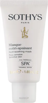 Sothys Nutri-Soothing смягчающая питательная маска для лица успокаивающая для чувствительной кожи с экстрактами водорослей 150 мл
