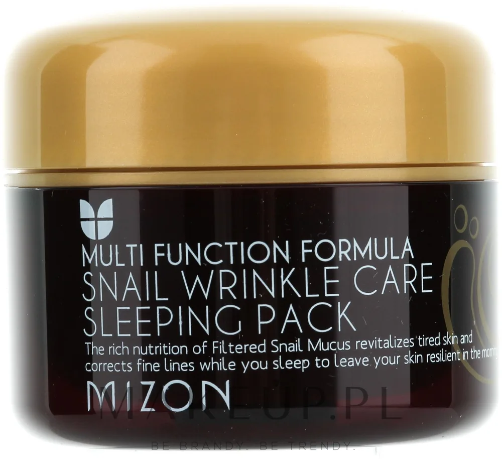 Mizon Multi Function Formula Snail Wrinkle Care маска для лица ночная несмываемая муцин улитки гиалуроновая кислота от морщин 80 мл