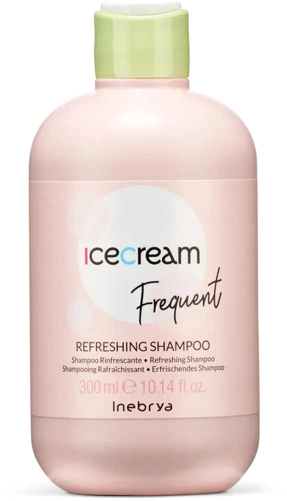 Шампунь освежающий с мятой Inebrya Frequent Ice Cream Refreshing Shampoo для частого применения, 1000 мл