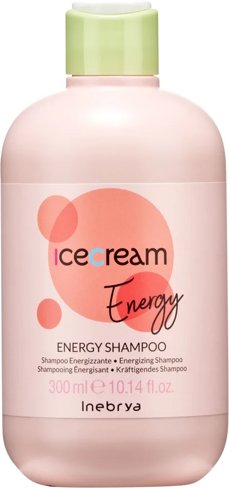 Энергетический шампунь Inebrya Ice Cream Energy с крапивой и перцем для тонких волос 1000 мл