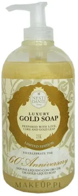 Жидкое мыло Nesti Dante Luxury Gold Soap с частицами золота, 500 мл
