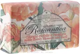 Натуральное туалетное мыло Nesti Dante Romantica с цветком вишни и базиликом, 250 г — фото 1