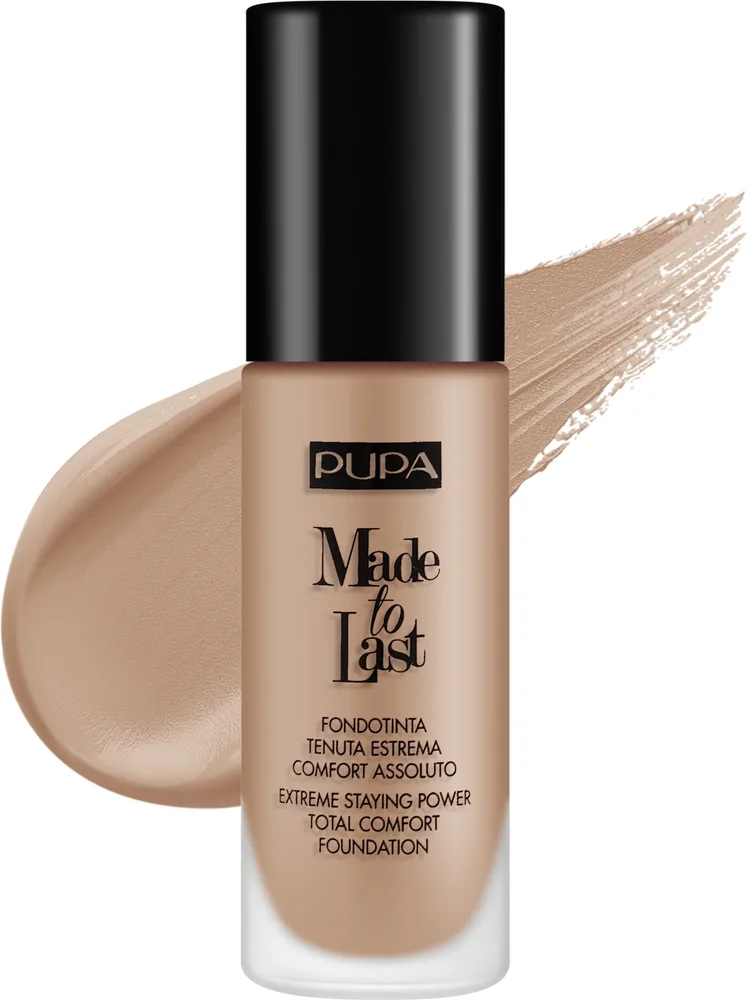 Тональная основа Pupa Made To Last стойкая матирующая, 30 мл, оттенок 055 - Cinnamon Beige