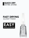 Flormar Nail Care Quick Dry Extra Shine сушка для лака для ногтей быстрая с глянцевым блеском 11 мл — фото 2