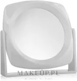 Titania Beauty Care зеркало косметическое двустороннее с увеличением, настольное на подставке, для макияжа, 18 x 18 см — фото 1