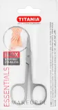 Titania Inox ножницы маникюрные для кутикулы, инструмент для удаления кожи вокруг ногтя из стали, 1 шт — фото 1