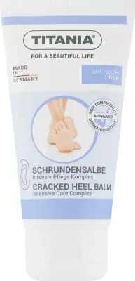 Бальзам для стоп Titania Cracked Heel Balm для потрескавшихся пяток, с пантенолом, 75 мл