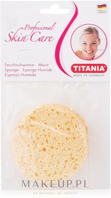 Губки для умывания лица Titania круглые, вискозные, 2 шт