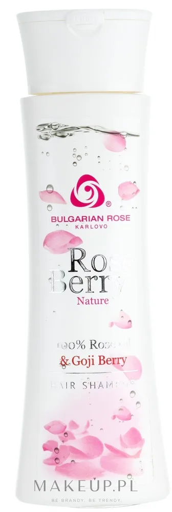 Шампунь Bulgarian Rose Rose Berry Nature укрепляющий, с розовым маслом и ягодами годжи, 200 мл