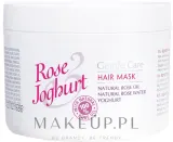 Маска для волос Bulgarian Rose Rose Joghurt Mask восстанавливающая, роза и йогурт, 250 мл — фото 1
