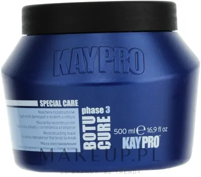 Маска для волос KayPro Boto-Cure восстанавливающая, для сильно повреждённых, с кератином и пептидами гороха, 1000 мл
