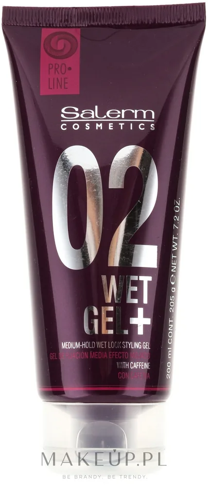 Salerm Pro Line Wet Gel гель для укладки волос, эффект мокрых волн, стайлинг для всех типов волос, 200 мл