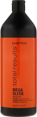 Разглаживающий шампунь Matrix Total Results Mega Sleek с маслом ши, 1000 мл