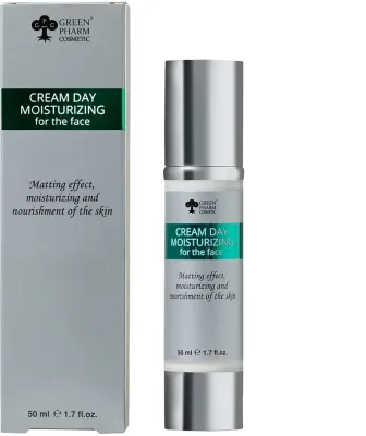 Дневной крем для лица Green Pharm Cosmetic с маслом макадамии увлажняющий 50 мл