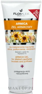 Floslek Arnica гель для лица с арникой успокаивающий для кожи с сосудистой сеточкой 200 мл
