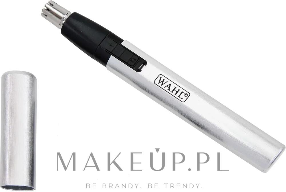 Wahl Micro Groomsman триммер для носа и ушей 1 шт., триммер для удаления волос в носу, на батарейке, нержавеющая сталь