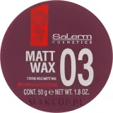 Salerm Pro Line Matt Wax воск для укладки волос матовый сильной фиксации для коротких волос 50 мл — фото 2