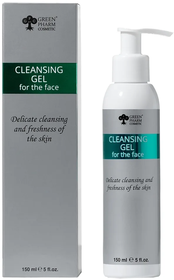 Гель для умывания лица Green Pharm Cosmetic Cleansing Gel с молочной кислотой и маслом чайного дерева