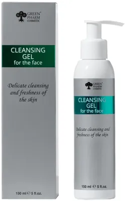 Гель для умывания лица Green Pharm Cosmetic Cleansing Gel с молочной кислотой и маслом чайного дерева
