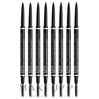 Карандаш для бровей NYX Professional Makeup Micro Brow Pencil ультратонкий, в восьми оттенках, 0,09 г