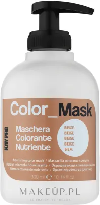 KayPro Color Mask маска для волос питательная тонирующая оттеночная маска для окрашенных волос защита цвета от вымывания 300 мл, оттенок Beżowy