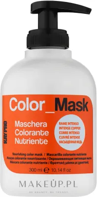 KayPro Color Mask маска для волос питательная тонирующая оттеночная маска для окрашенных волос защита цвета от вымывания 300 мл, оттенок Miedź