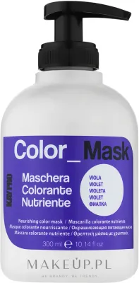 KayPro Color Mask маска для волос питательная тонирующая оттеночная маска для окрашенных волос защита цвета от вымывания 300 мл, оттенок Fioletowy