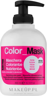 KayPro Color Mask маска для волос питательная тонирующая оттеночная маска для окрашенных волос защита цвета от вымывания 300 мл, оттенок Fuksja