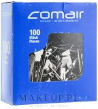 Comair зажимы для волос металлические заостренные, парикмахерские клипсы для разделения прядей на секции, 20 шт — фото 2