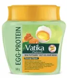 Маска для волос Dabur Vatika Egg Protein питательная, для ослабленных, с яичными протеинами, мёдом и оливой, 500 г — фото 3