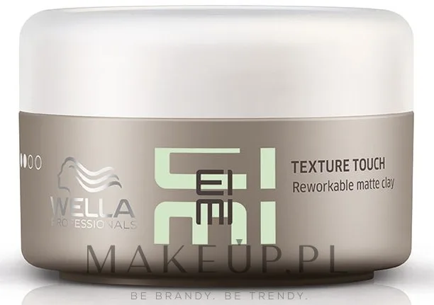 Wella Professionals EIMI Texture Touch глина для волос моделирующая матовая 75 мл, пластичная глина для укладки средней фиксации, стайлинг с матовым финишем