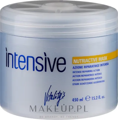 Маска для волос Vitality's Intensive Nutriactive питательная, для сухих и повреждённых, с оливковым маслом и провитамином B5