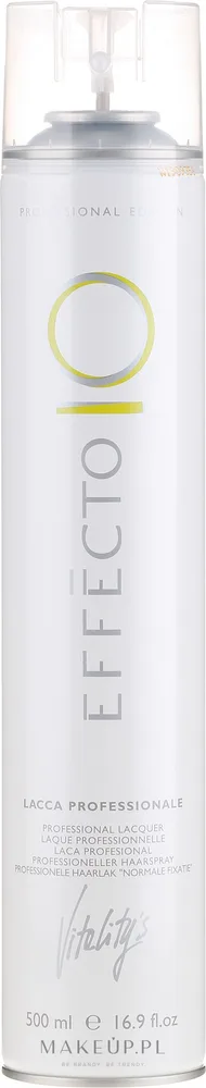 Vitality's Effecto Lacce Professionale лак для волос средней фиксации 500 мл, профессиональный лак для укладки с блеском, спрей для фиксации прически