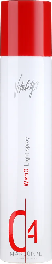Придающий блеск спрей для волос Vitality's We-Ho Light Spray, без фиксации, 200 мл