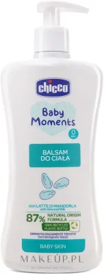 Chicco Baby Moments Body Lotion лосьон для тела детский 500 мл, увлажняющий, с миндальным маслом