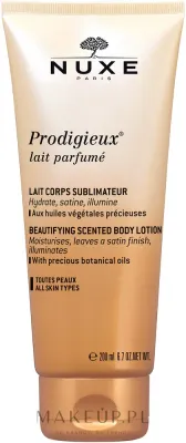 Nuxe Body Beautifying Scented Body Lotion молочко для тела парфюмированное с золотистым сиянием 200 мл