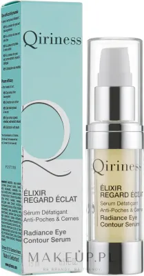 Сыворотка для области вокруг глаз Qiriness Radiance с ниацинамидом кофеином и экстрактом василька для сияния 15 мл