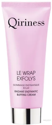 Qiriness Radiant Enzymatic Buffing Cream пилинг для лица энзимный кремовый с кератолином 75 мл, отшелушивание без абразивных частиц