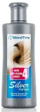 Тонирующий шампунь Blond Time Silver №4 для осветлённых и седых волос против желтизны, 150 мл — фото 1