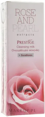 Vip's Prestige Rose & Pearl шелковистое очищающее молочко с розой и жемчужной пудрой 200 мл