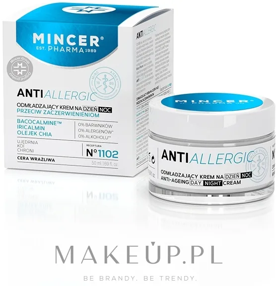 Крем для лица Mincer Pharma Anti Allergic 1102 для чувствительной кожи дневной 50 мл