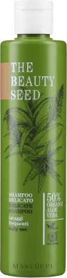 Деликатный шампунь для частого применения Bioearth Beauty Seed с органическим алоэ вера, 250 мл