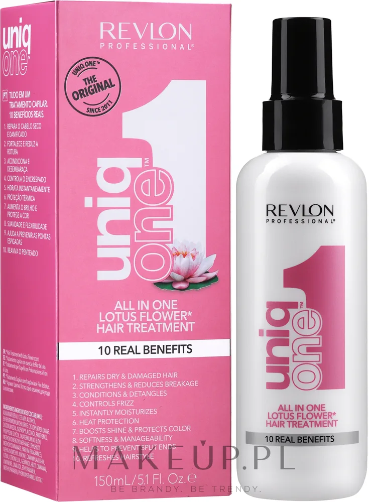 Маска-спрей Revlon Professional Uniqone All In One Кwiat Lotosu 10 в 1, с аминокислотами, 150 мл