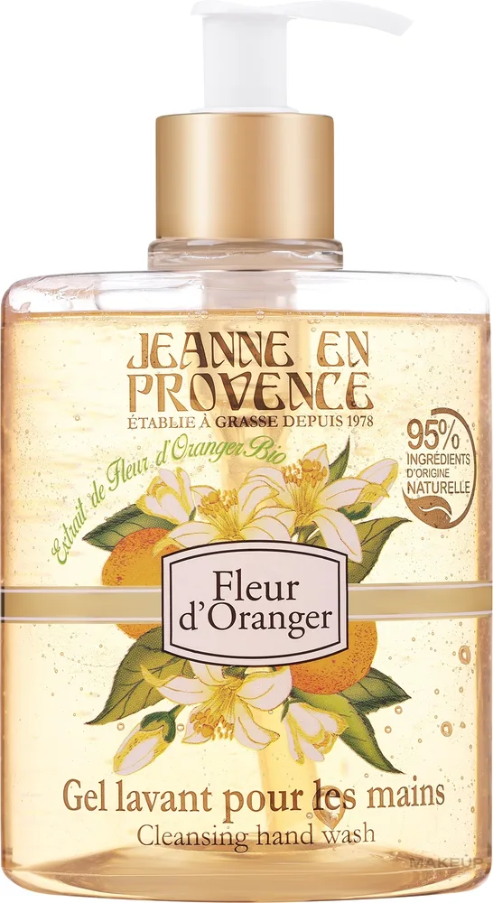 Жидкое мыло Jeanne en Provence Fleur d'Oranger с ароматом апельсина, 500 мл