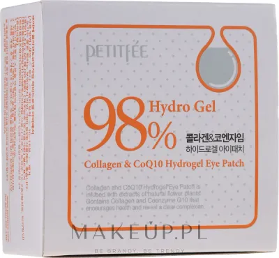 Petitfee & Koelf Petitfée & Koelf Collagen & Co Q10 Hydrogel Eye Patch - Petitfee and Koelf Collagen and Co Q10 патчи под глаза гидрогелевые с коллагеном и коэнзимом Q10, от отеков и следов усталости, 60 шт