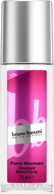 Bruno Banani Pure Woman дезодорант-спрей женский 75 мл, парфюмированный дезодорант для женщин с ароматом