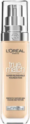Тональный крем L'Oreal Paris True Match Super Blendable Foundation кремовый, увлажняющий, 30 мл