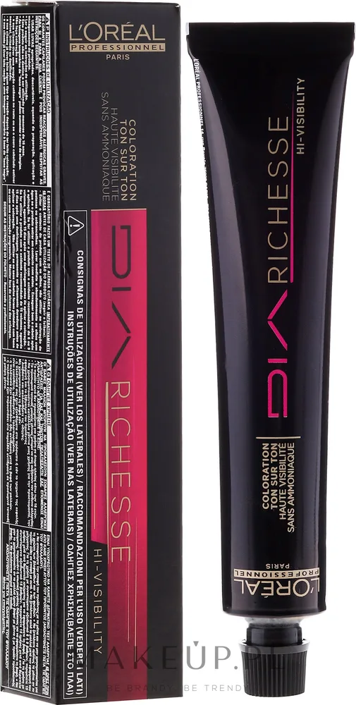 Краска для волос L'Oreal Professionnel Dia Richesse Hi-Visibility для окрашивания тон в тон, для тёмных волос, 50 мл, оттенок .20