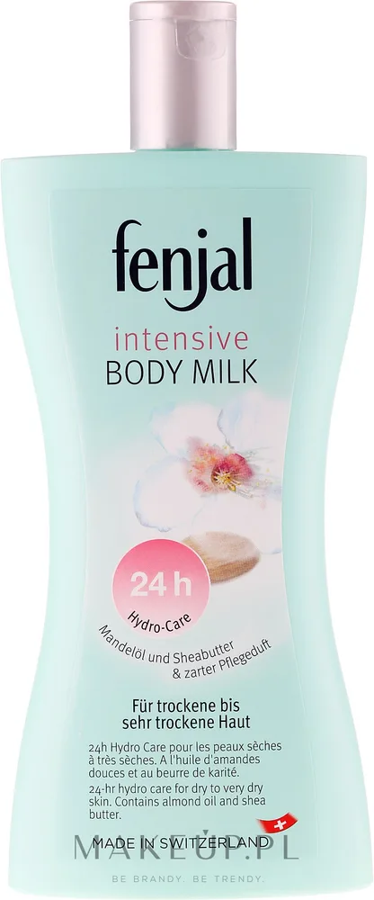Молочко для тела Fenjal Intensive Body Milk 24H Hydro Care увлажняющее, с маслом ши и экстрактом миндаля, 400 мл