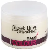 Маска для волос Stapiz Sleek Line Colour для окрашенных, восстановление и стойкость цвета, с протеинами шёлка, 1000 мл — фото 1